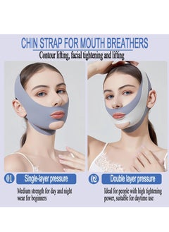 spa luxetique Chin Strap for Women,Reusable V Line Lifting Mask,Breathable, Comfortable Chin Strap for Women  - Image 2