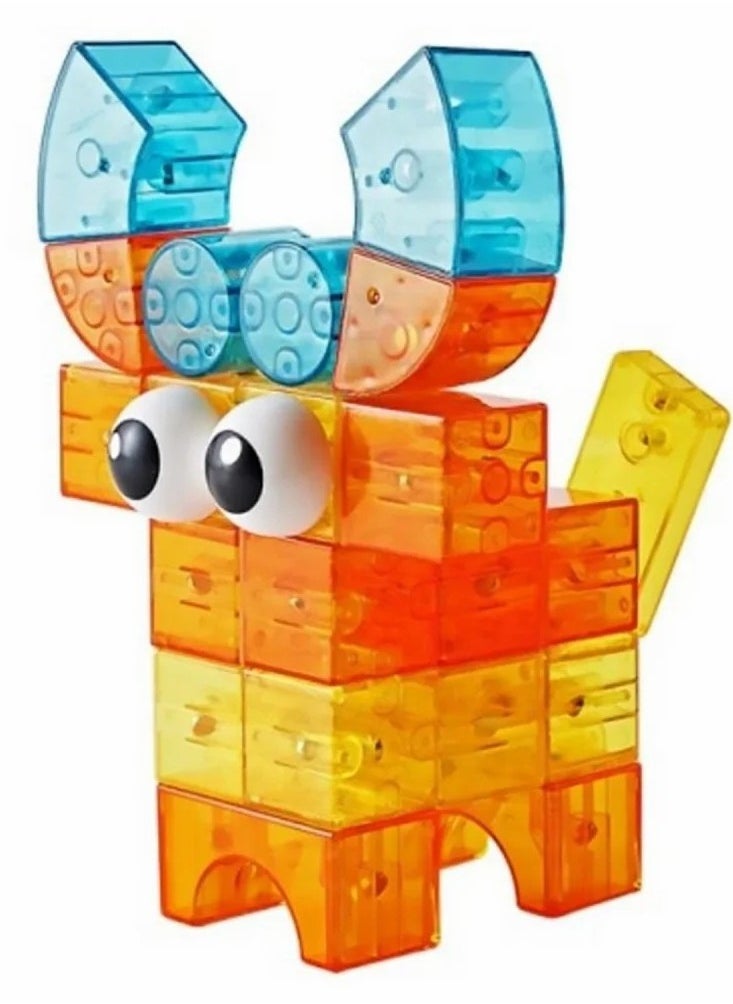 null - Magnetic Educational Building Blocks for Kids – 100 Pieces to Enhance Creativity and Engineering Thinking - Image 1