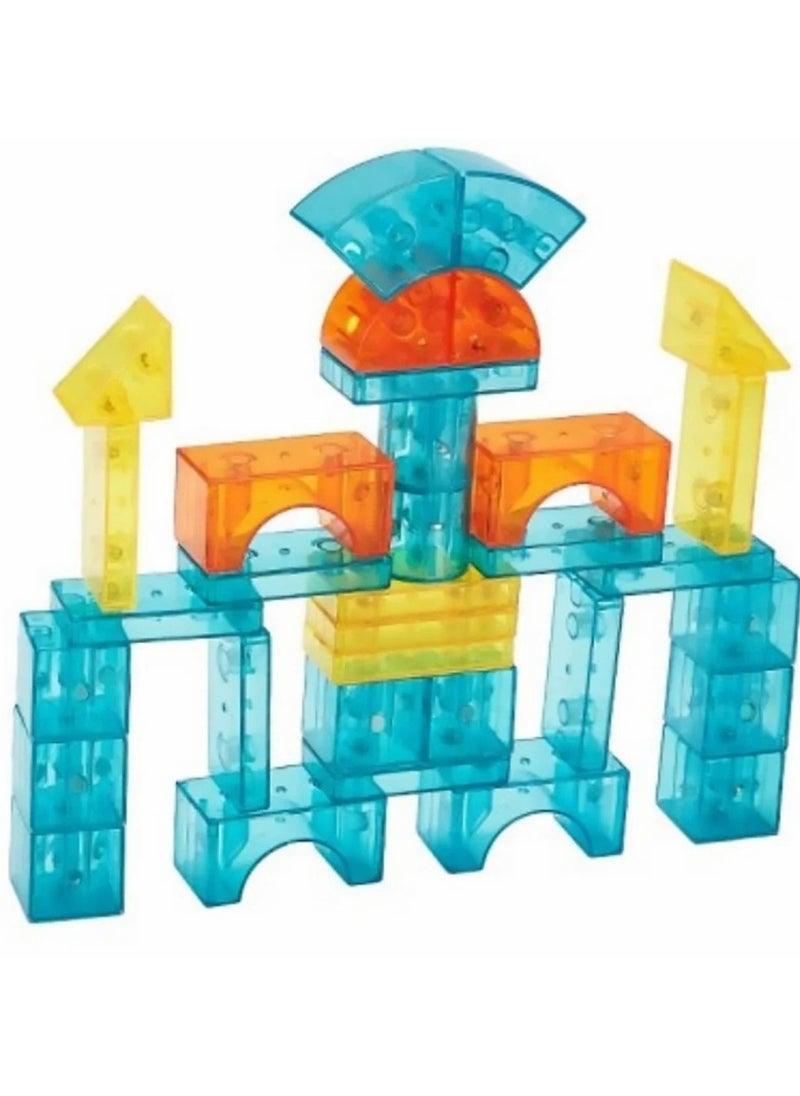 null - Magnetic Educational Building Blocks for Kids – 100 Pieces to Enhance Creativity and Engineering Thinking - Image 1