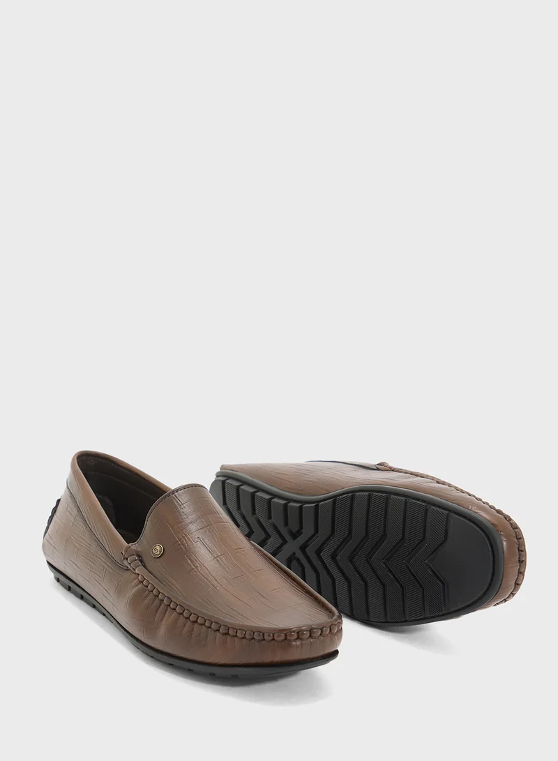 Robert Wood Croc Emboss Loafers