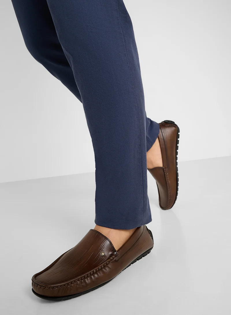 Robert Wood Croc Emboss Loafers