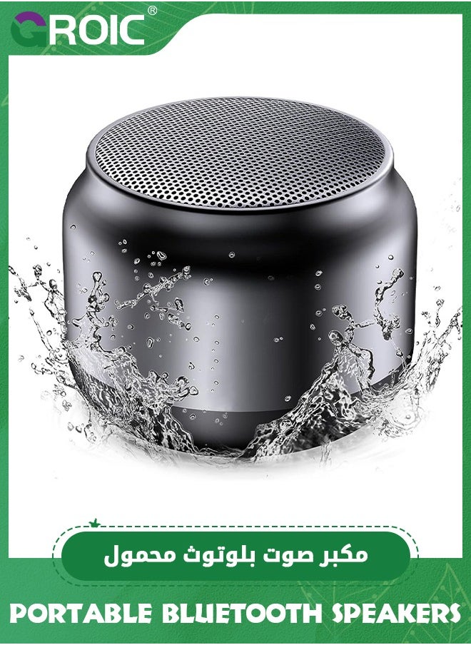 GROIC Portable Bluetooth Shower Speaker, Waterproof Outdoor Wireless Speaker, TWS Pairing, Suitable for Home, Pool, Beach, Boating, Hiking, Camping  - Image 1