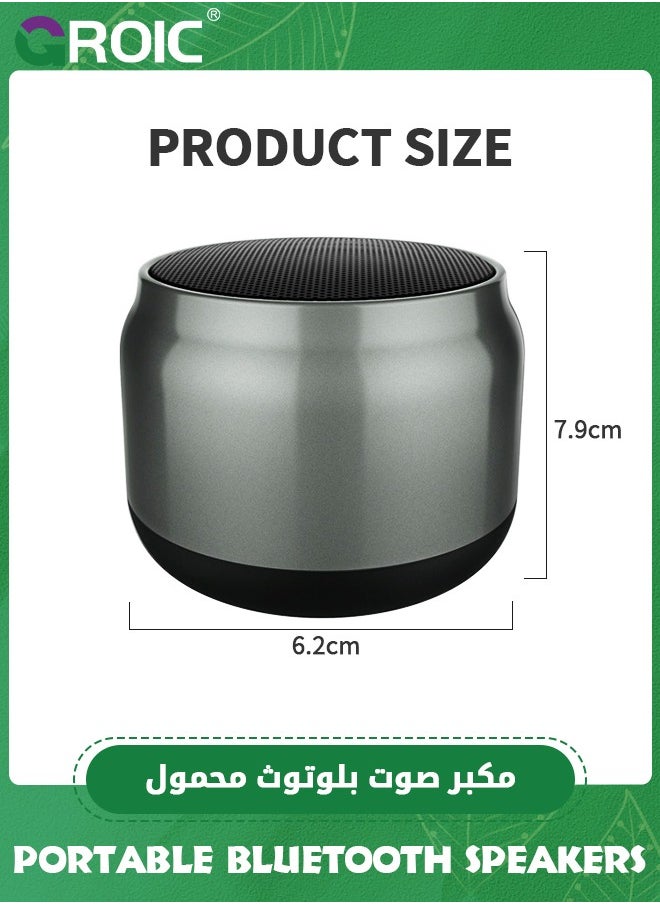 Portable Bluetooth Shower Speaker, Waterproof Outdoor Wireless Speaker, TWS Pairing, Suitable for Home, Pool, Beach, Boating, Hiking, Camping