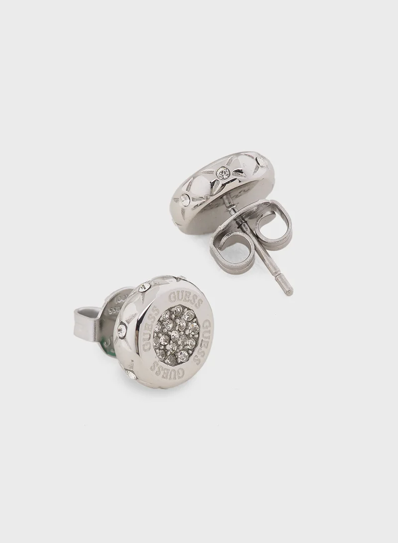 جس 1Omm Matelasse Pave Studs