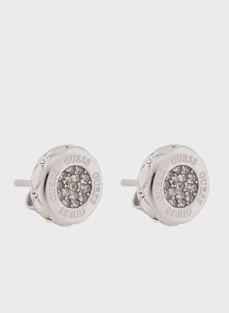 جس 1Omm Matelasse Pave Studs