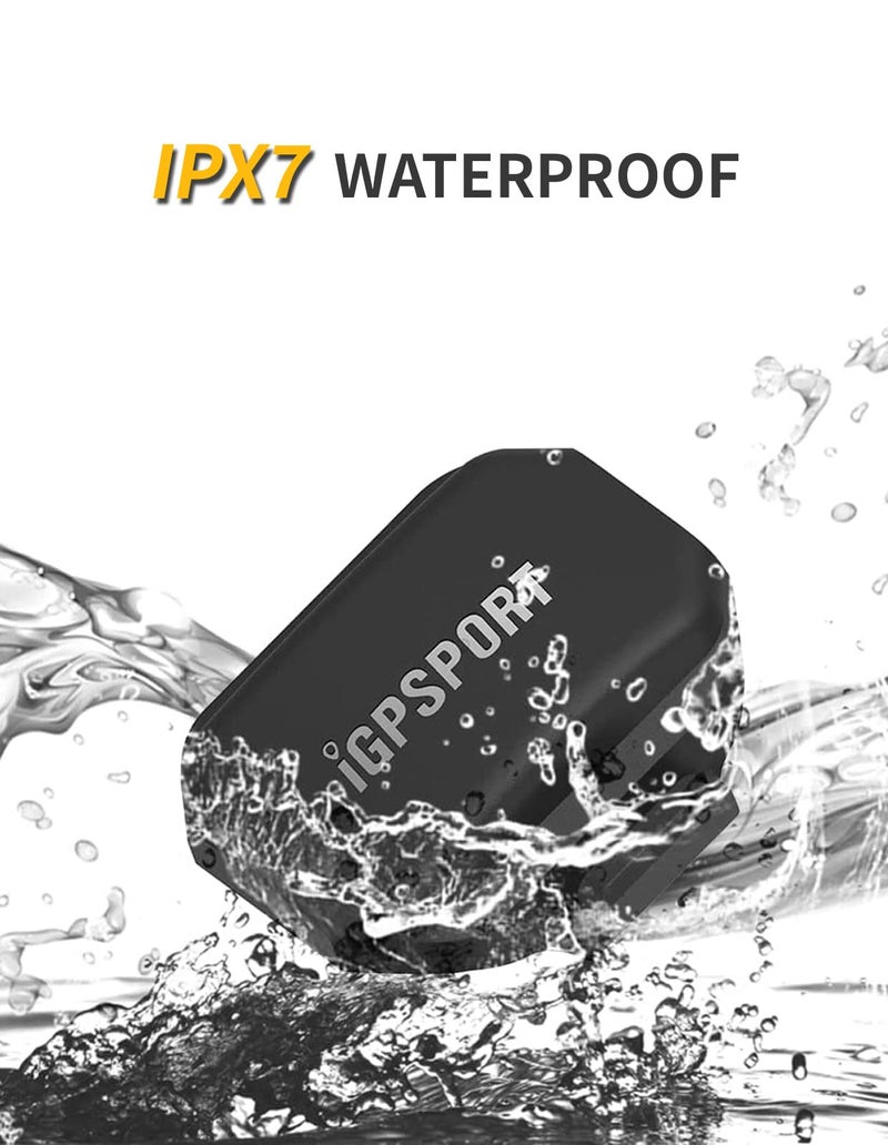 Igpsport جهاز استشعار سرعة الدراجة iGPSPORT، مراقب المسافة بالدورات في الدقيقة، متوافق مع البلوتوث وANT مع جهاز الكمبيوتر للدراجة والدراجة الثابتة - Image 3