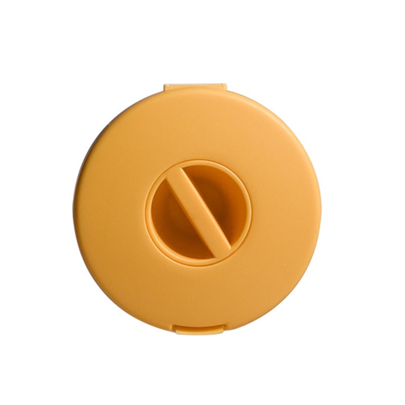 Small And Portable Portable Round Rotatable Data Cable Storage Box Mobile Phone Charging Cable Winder - Image 1