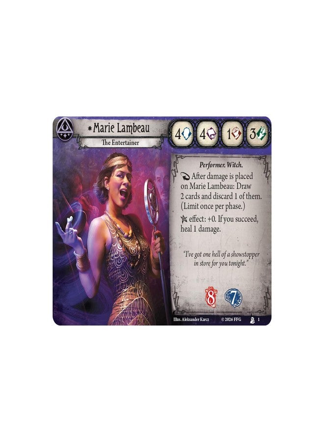 Asmodee Arkham Horror: The Card Game Marie Lambeau Investigator Deck - Image 2