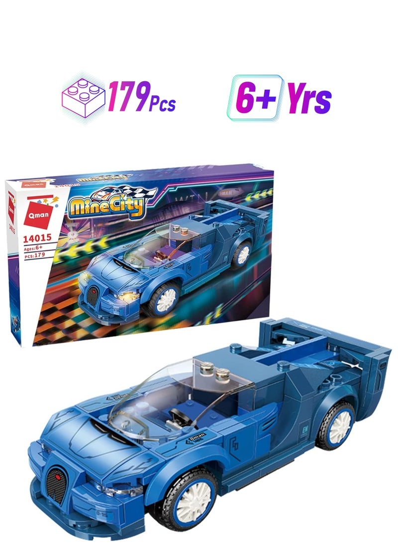Qman Qman Kami GT-16 (179 PCS): A High-Quality, Creative Building Set for Car and Racing Enthusiasts  - Image 1