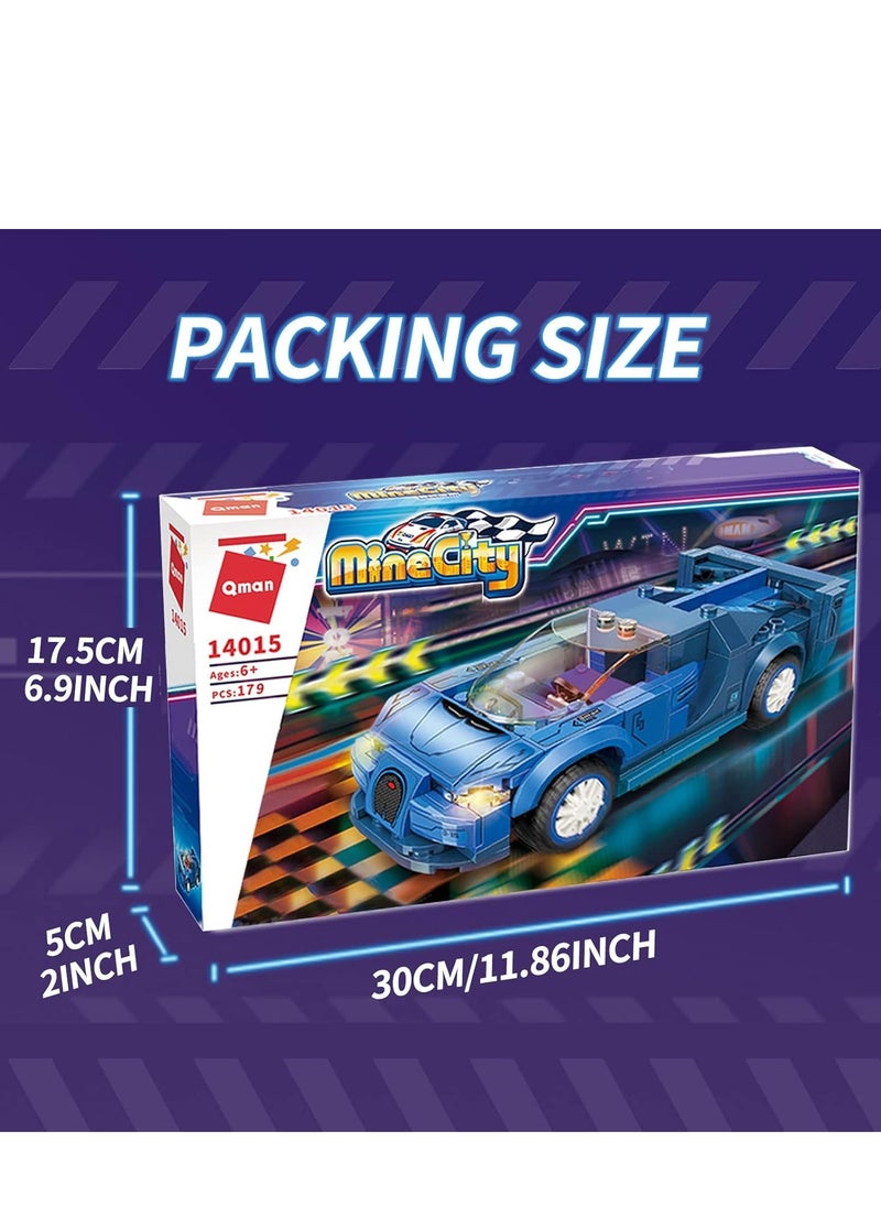 Qman Qman Kami GT-16 (179 PCS): A High-Quality, Creative Building Set for Car and Racing Enthusiasts  - Image 5