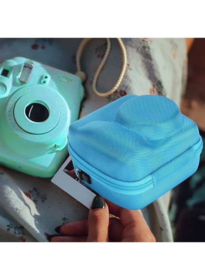 Aenllosi - Hard Carrying Case Replacement for Fujifilm Instax Mini 12/11 Instant Camera,Protective Case Compatible with Instax Camera Mini 12/11(Only Case,Pastel Blue) - Image 1