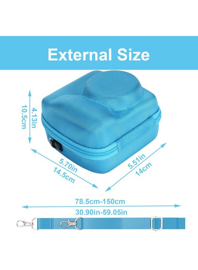 Aenllosi Case for Fujifilm Instax Mini 12/11 Instax Mini Instant Camera 12/11 Case (Only Case) (Blue) - Image 5