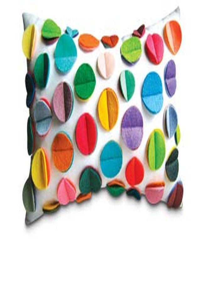 Nakpunar 3 inches White Felt Circles - 30 Pieces - Image 2