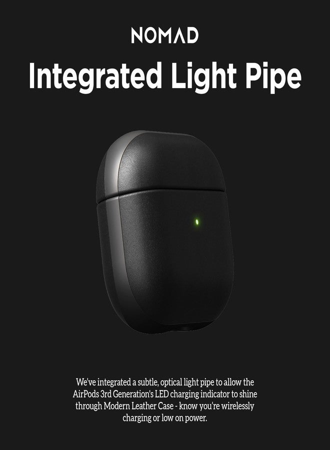 نوماد جراب Nomad AirPods V3 من الجلد الطبيعي الأسود، مناسب لسماعات AirPods من الجيل الثالث. - Image 5