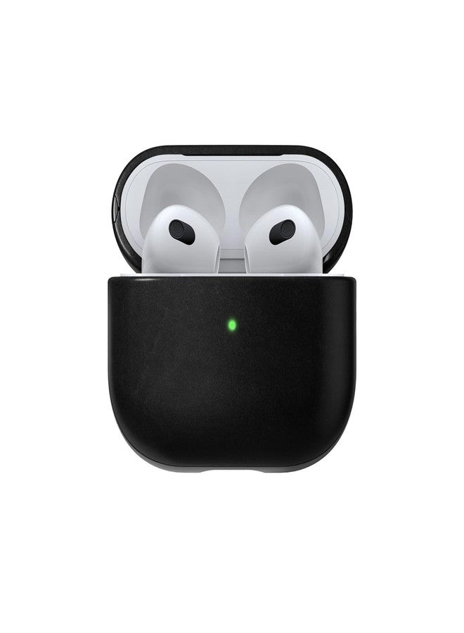 نوماد جراب Nomad AirPods V3 من الجلد الطبيعي الأسود، مناسب لسماعات AirPods من الجيل الثالث. - Image 1