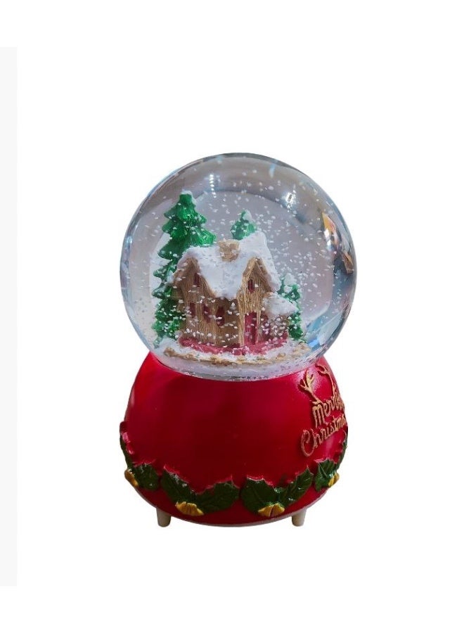 A Christmas-themed gift box featuring a Merry Christmas greeting with Santa Claus and reindeer artwork. Designed with festive colors and a glossy finish, making it perfect for holiday gift wrapping and adding a cheerful seasonal touch. - Image 2