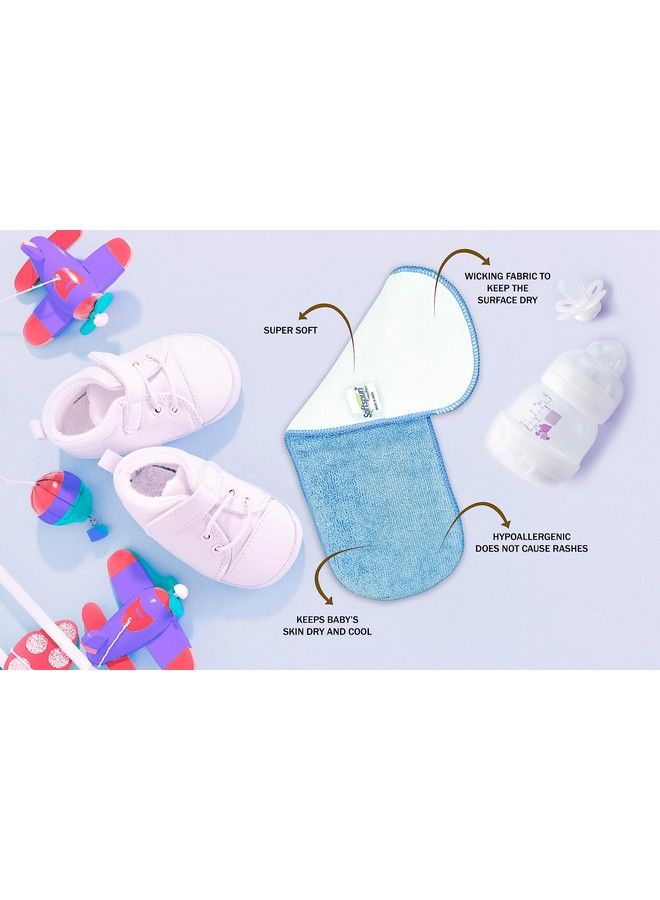 SOFTSPUN Microfiber 4 Layer Baby Diaper Inserts For Cloth Diaper Pocket Diaper Set Of 4 Large Age 430 Months Washable Reusable Ultra Absorbent Super Soft & Comfortable For Babies. - Image 4