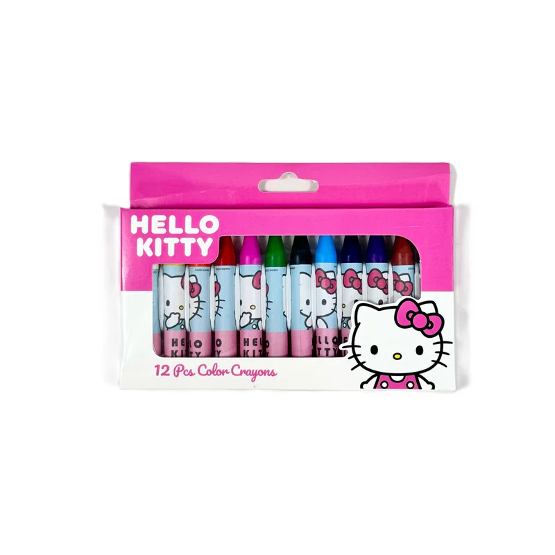 سانريو مجموعة أقلام تلوين هالو كيتي سانريو بشريط  قطعة