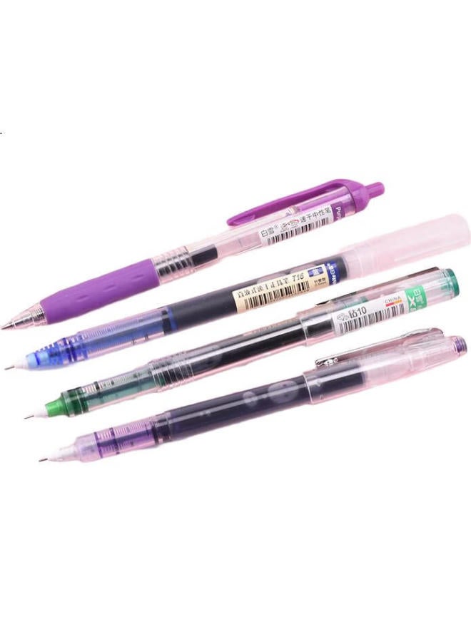 Snowhite Direct Liquid Red Pen For Teachers' Correction, 0.5Mm Red Pen, Gel Pen For Students' Marking, Highlighting, Large Capacity Combination Set, 6 Pens/Set - Image 2