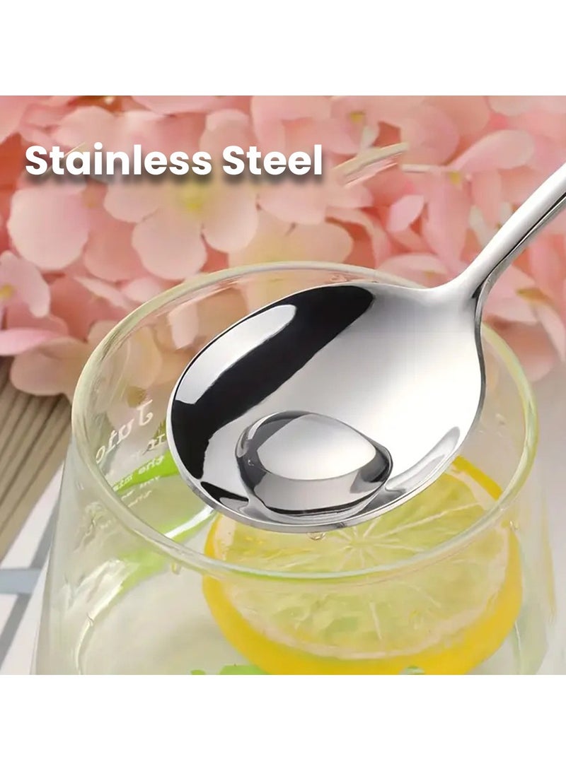 Rattleware 8.3” Ultimate Foam Spoon - Heavy-Duty Stainless Steel, Barista-Approved Design for Perfect Latte Foam Control & Scooping - Image 3