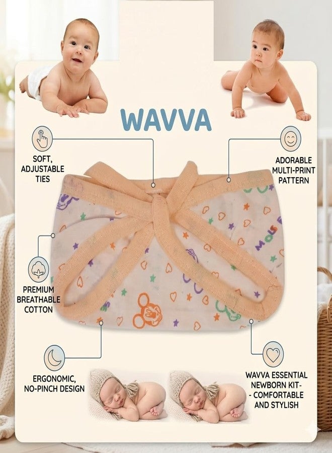 Wavva® Pure Cotton Baby Langota Nappies Cloth Diaper for 0-12 Months Pure Cotton, Super Soft, Easy to tie, Easy to Clean, and Durable to Withstand Many Wash. (15) - Image 2