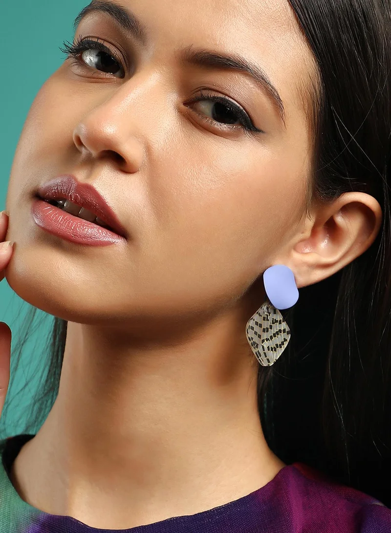SOHI Contemporary Artificial Drop Earring Jewellery