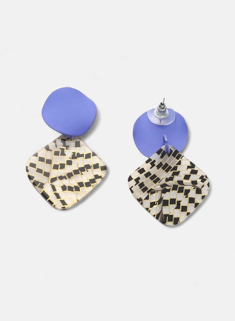 SOHI Contemporary Artificial Drop Earring Jewellery