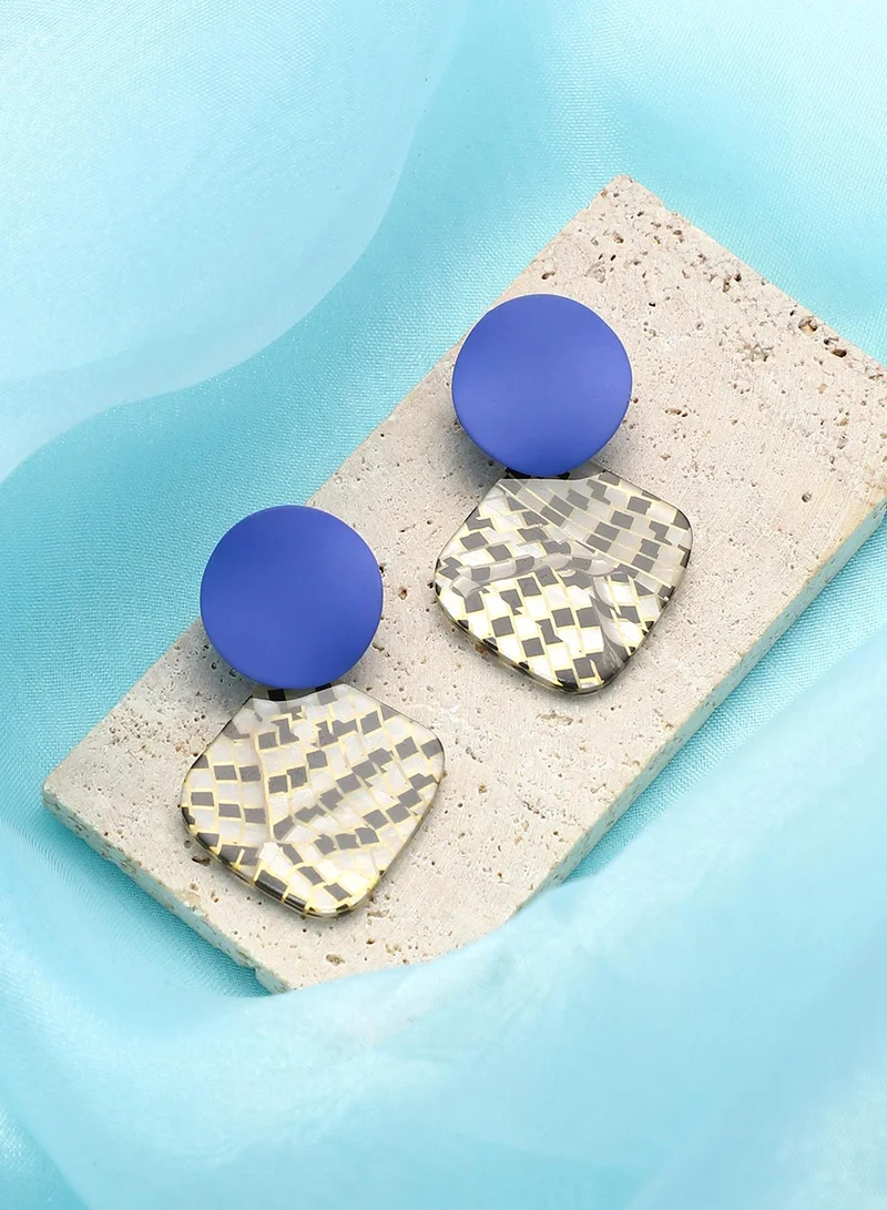 SOHI Contemporary Artificial Drop Earring Jewellery
