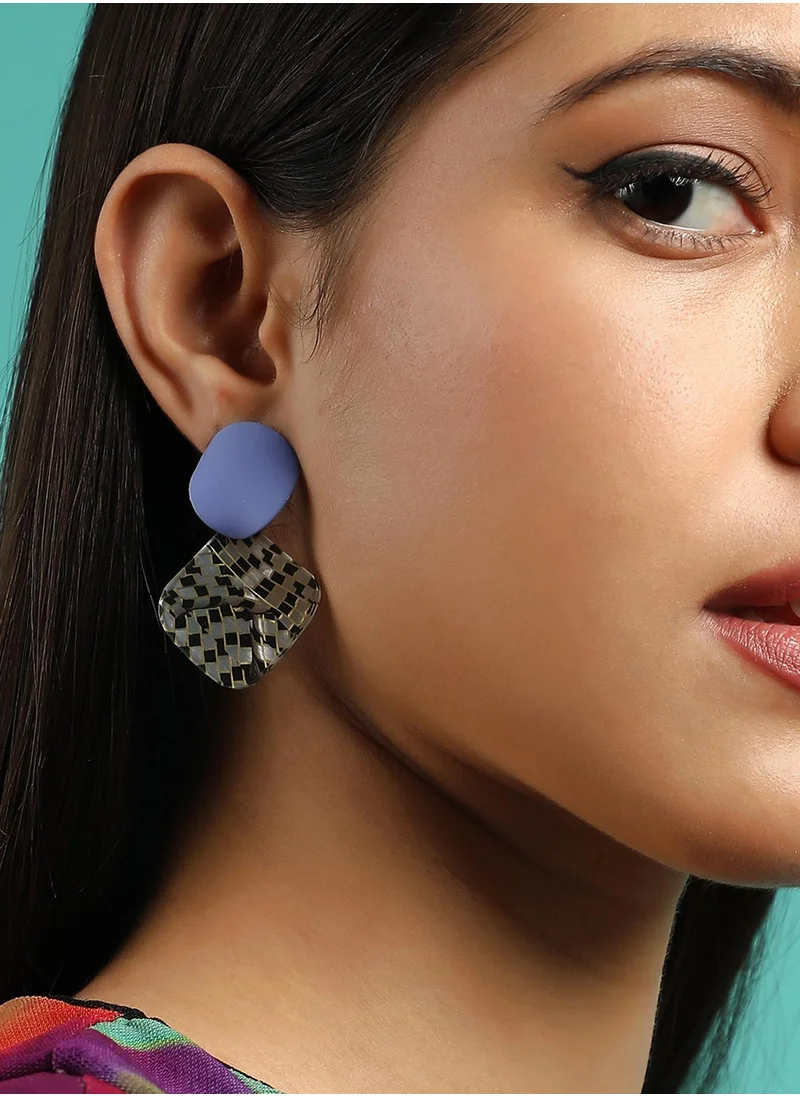 SOHI Contemporary Drop Earrings