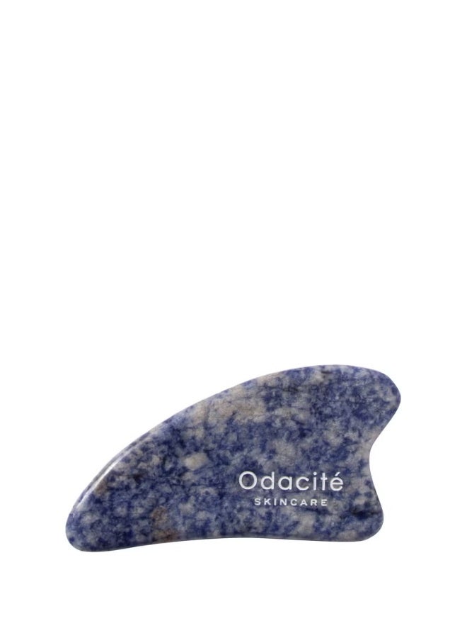 Odacite Odacité Crystal Contour Gua Sha - Blue Sodalite - Image 1