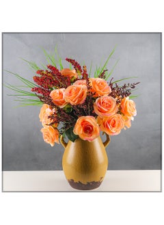 Yatai 2pcs Artificial Silk Rose Flowers  - Image 1