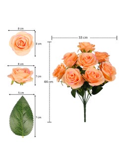 Yatai 2pcs Artificial Silk Rose Flowers  - Image 3