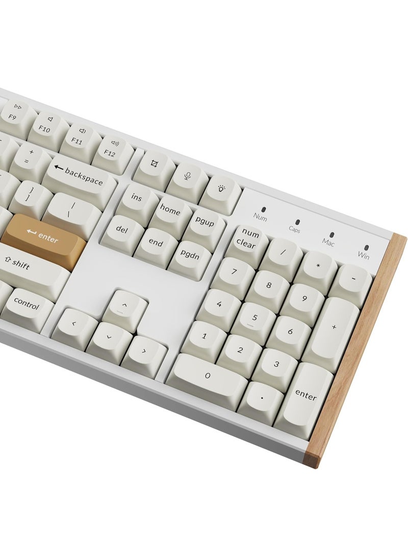 Keychron K10 HE Wireless Magnetic Switch Keyboard Full-Size 100% Layout, Hall-Effect Gateron Double Rail Switches Hot-Swappable 2.4 GHz/Bluetooth 5.2 /USB-C, English & Arabic Layout - Image 4