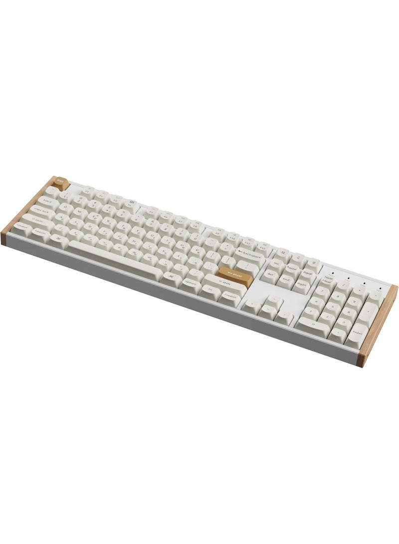 Keychron K10 HE Wireless Magnetic Switch Keyboard Full-Size 100% Layout, Hall-Effect Gateron Double Rail Switches Hot-Swappable 2.4 GHz/Bluetooth 5.2 /USB-C, English & Arabic Layout - Image 5
