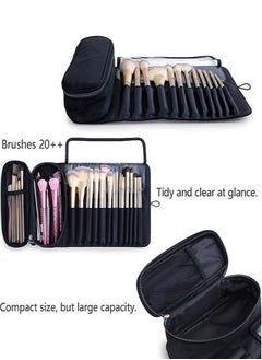 Portable Makeup Brush Organizer Bag for Women Cosmetic Case Handbag Black Travel - pzsku/Z61C8E865F3CFC7D41D85Z/45/_/1722259378/424cd4f9-0d81-446e-9fd7-253bb1b0cdec