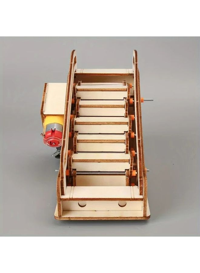 طقم نموذج السلم الكهربائي DIY للتجارب العلمية لعبة تعليمية STEM مجموعة واحدة - Image 4