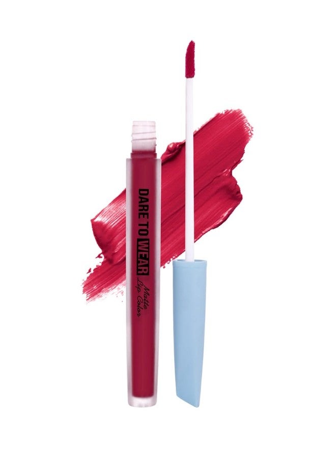 MATT LOOK Dare To Wear Matte Lip Color Lipstick|Highly Pigmented|Waterproof|Flawless Finish|Long Lasting|Matte Nude Colors|Non Transfer|Smudge Free|Long Lasting- Treasure Pink (3.5ml) - Image 1