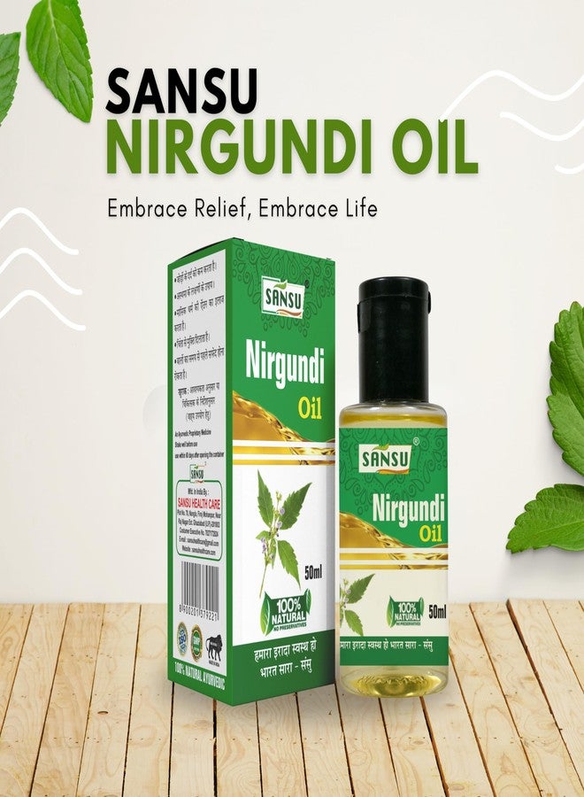 Sansu Nirgundi Oil 50ml, (Pack of 3) - Image 4