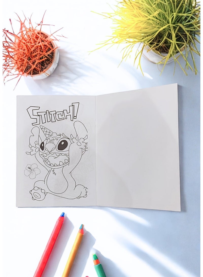 Stitch Coloring Book, Coloring Book for Kids featuring Stitch, Educational Drawing Coloring Book for Boys and Girls, High-Quality Paper Coloring Book for Art Activities, Coloring Book for Focus and Developing Motor Skills, Stationery Supplies including a Creative Coloring Book for Home and School, Entertainment Coloring Book for Hobbies, Coloring Book Gift for Children, Coloring Book for Sketching and Coloring - Image 2