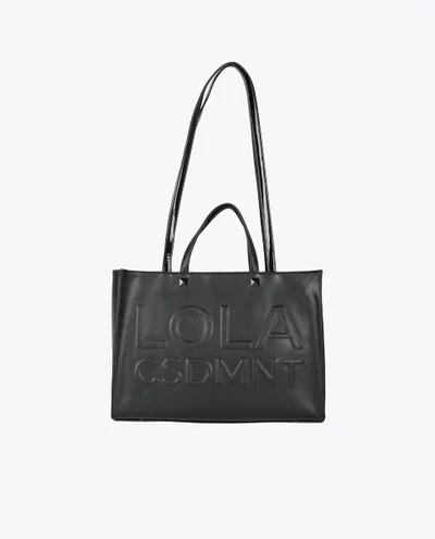 Lola Casademunt Raised logo tote bag