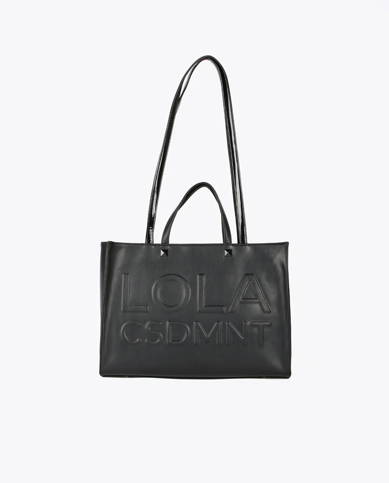 Lola Casademunt Raised logo tote bag