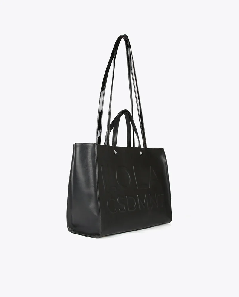 Lola Casademunt Raised logo tote bag