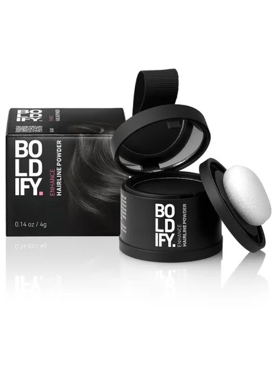 Boldify Hairline Powder Coverage For Root Touchup Black 4g
