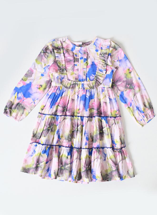 بيلا مودا فستان مكشكش بنقشة الزهور - Image 2