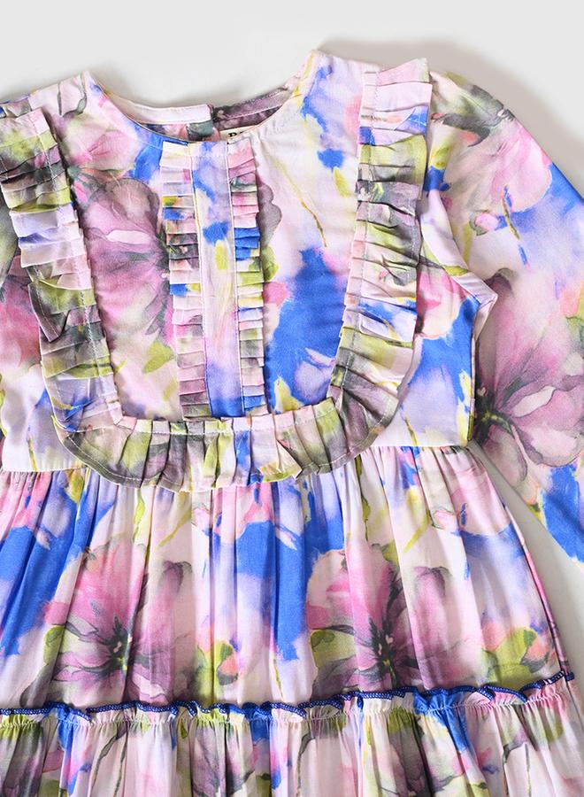 بيلا مودا فستان مكشكش بنقشة الزهور - Image 4