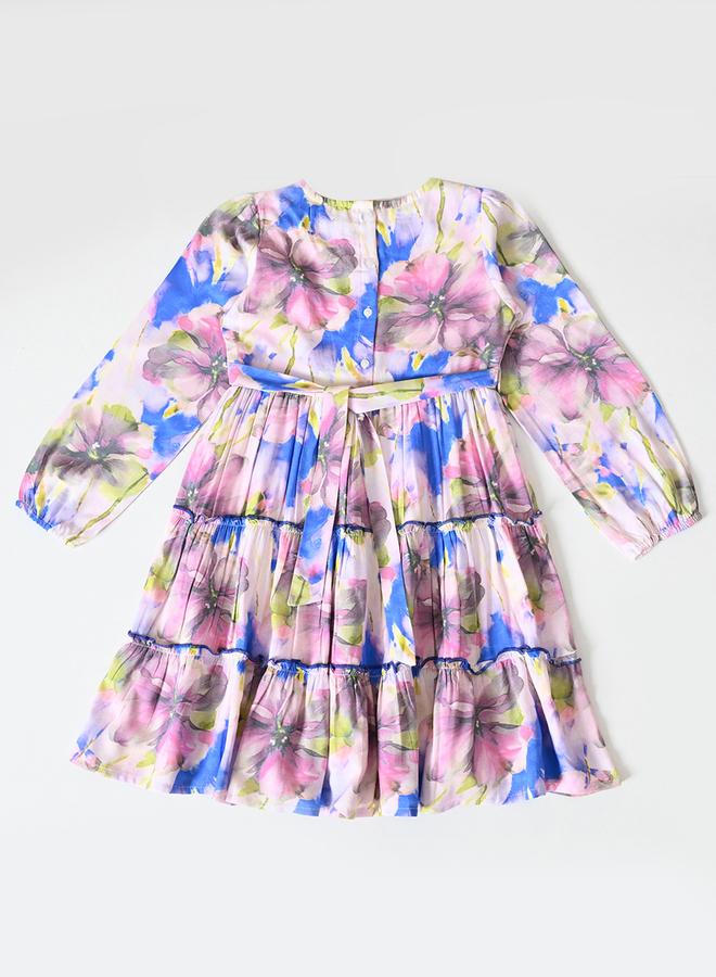 بيلا مودا فستان مكشكش بنقشة الزهور - Image 3