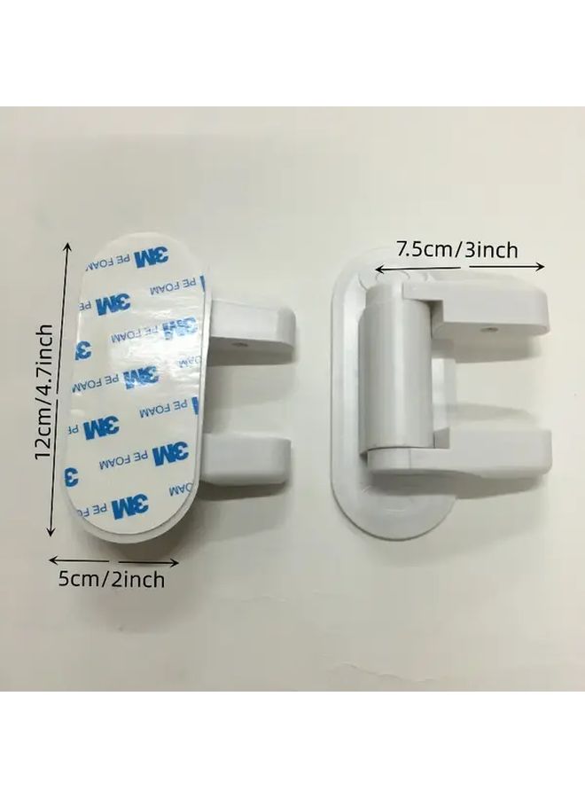 Heavy Duty White Door Lever Lock Anti Pick Proof Easy Installation Home Office Hotel - Image 4