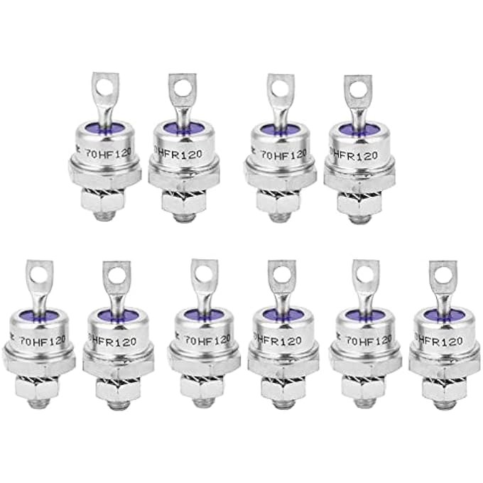 5 أزواج من الصمام الثنائي المقوم الحلزوني 70Hfr120 70Hf120 لتركيب مسمار الهيكل لشحن البطاريات ومحول مصدر الطاقة - Image 1