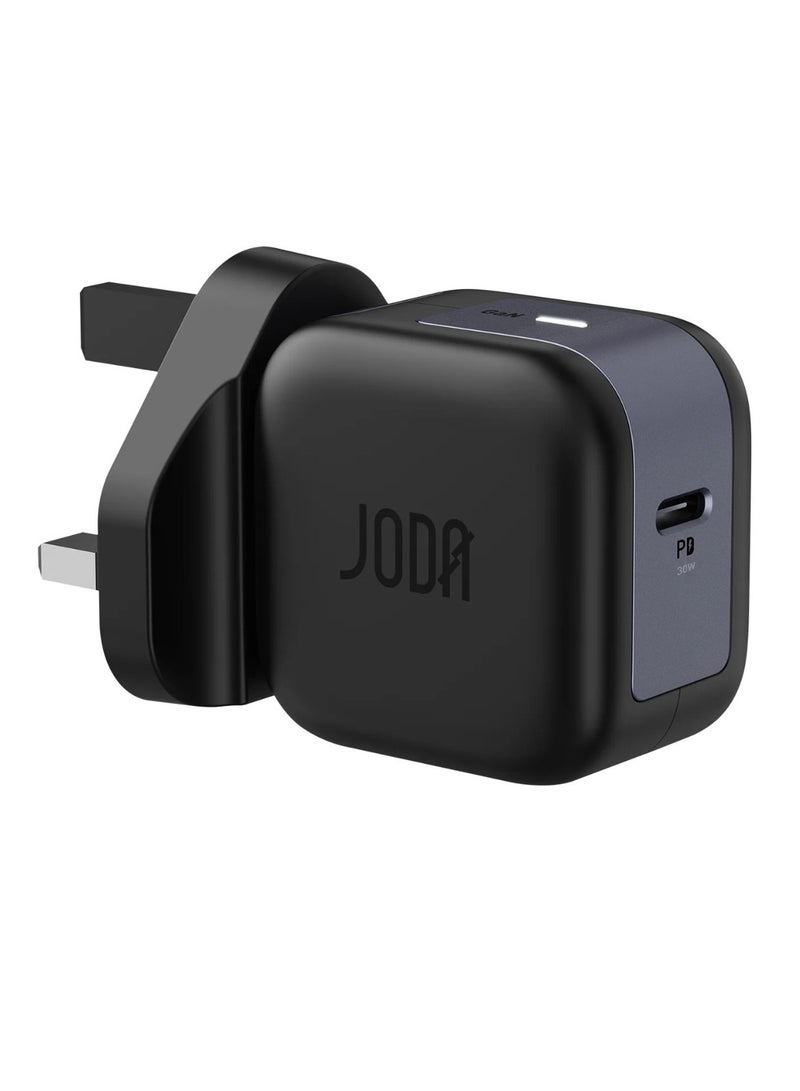 جودا شاحن جداري بقوة 20 واط مع منفذ PD وتصميم مضغوط بتقنية GaN - Image 1