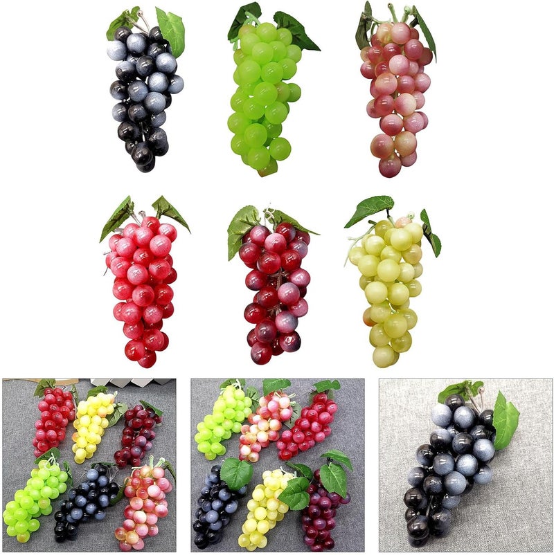 Natural Looking Imitated Grapes Suitable for Various Decorations Including Home Weddings Restaurants and Photography Artificial Grapes - Image 2